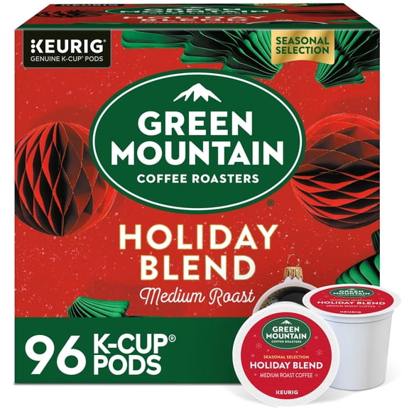 Green Mountain Coffee Roasters Holiday Blend, Keurig Single Serve K-Cup Pods, 96 Count