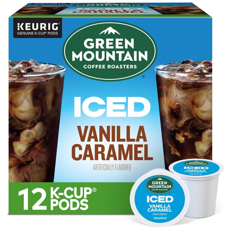 Green Mountain Coffee Roasters, Vanilla Caramel Iced Coffee K-Cups