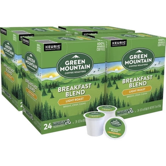 Green Mountain Coffee Roasters® K-Cup Breakfast Blend Coffee, Each
