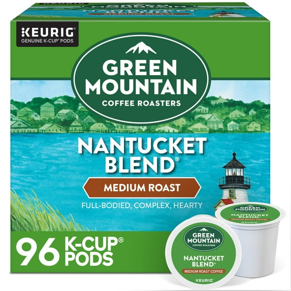 Green Mountain Coffee Roasters Nantucket Blend AIS1 Keurig Single-Serve K-Cup Pods, Medium Roast Coffee, 96 Count