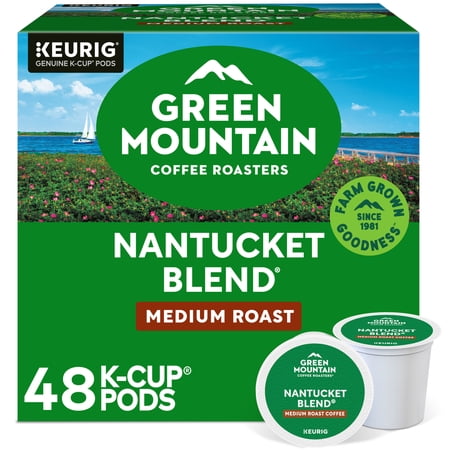 Green Mountain Coffee Roasters, Nantucket Blend Medium Roast K-Cup Coffee Pods, 48 Count