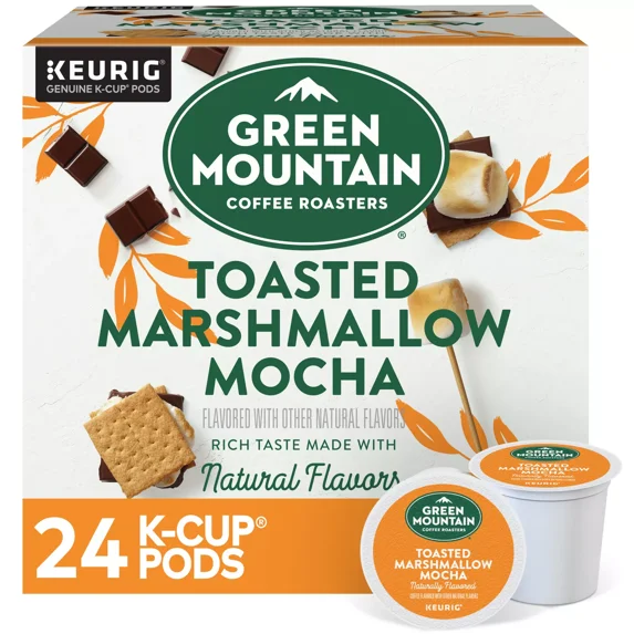 Green Mountain Coffee Roasters Toasted Marshmallow Mocha, 24 K-Cup Pods