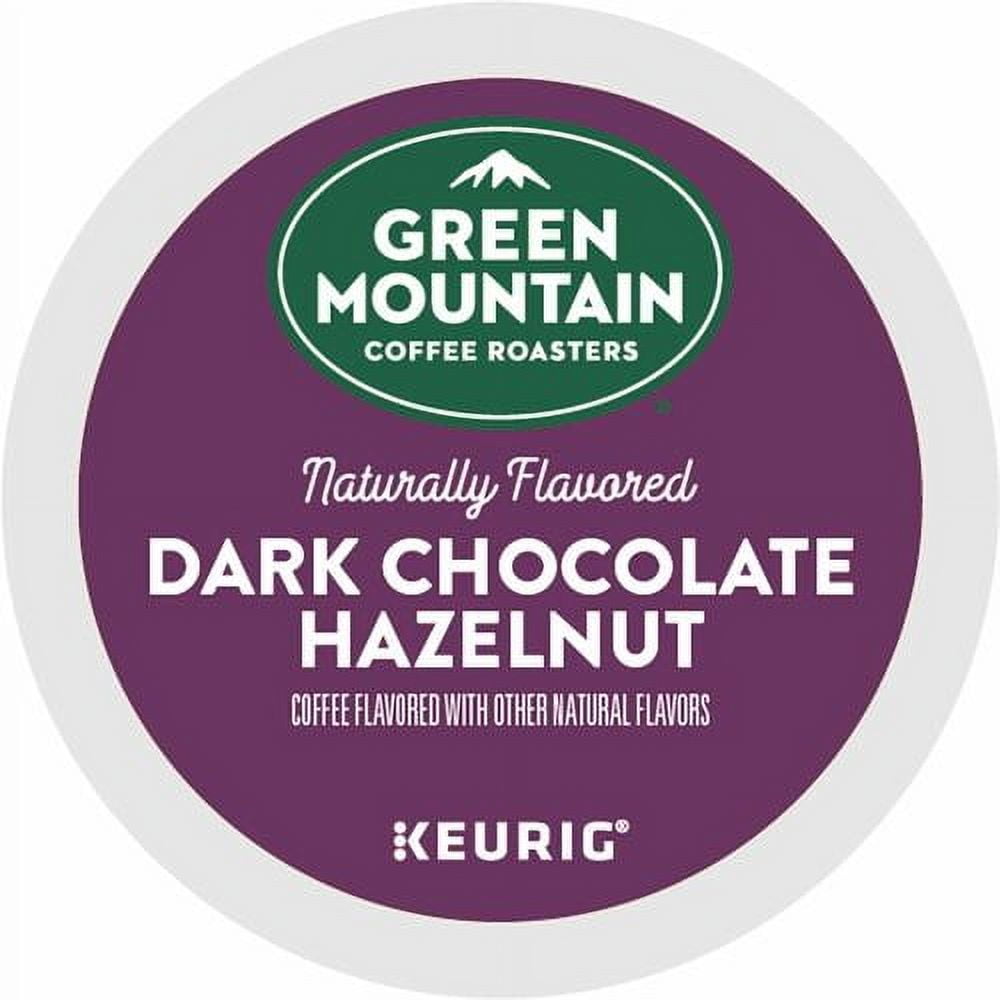 Green Mountain Coffee Roasters K-Cup Dark Chocolate Hazelnut Coffee - Compatible with K-Cup Brewer, Keurig Brewer - Medium - 24 / Box Green Mountain Coffee Roasters K-Cup Dark Chocolate Hazelnut Coffee - Compatible with K-Cup Brewer, Keurig Brewer - Medium - 24 / Box
