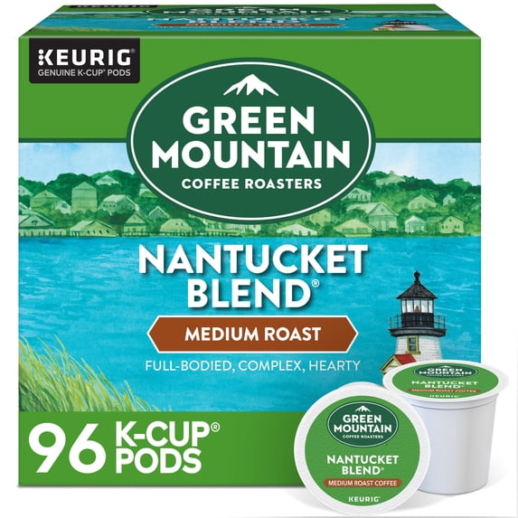 Green Mountain Coffee SCH4 Roasters Nantucket Blend Keurig Single-Serve K-Cup Pods, Medium Roast Coffee, 96 Count