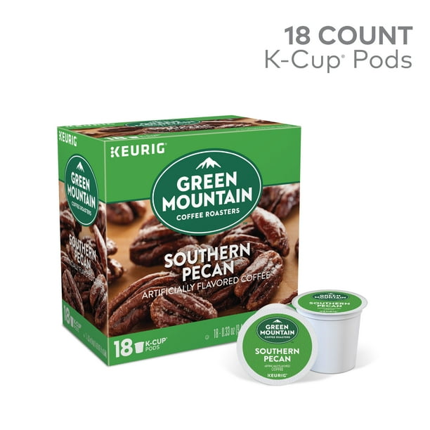 Green Mountain Coffee Southern Pecan Flavored KCup Pods, Light Roast