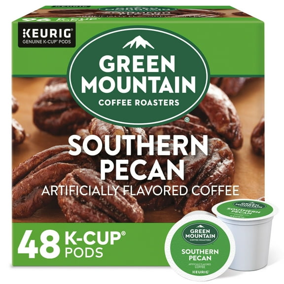 Green Mountain Coffee Southern Pecan, Keurig K-Cup Pod, Light Roast, 48 Count