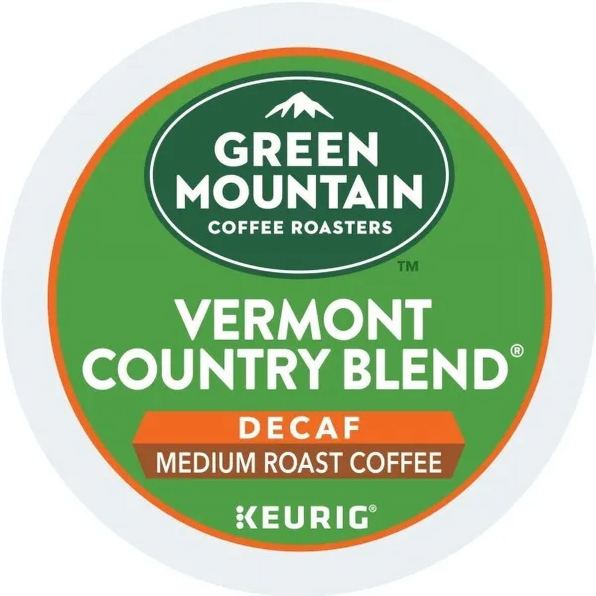 Green Mountain Coffee Vermont Country Blend Decaf, K-Cup Pod, 96 Count