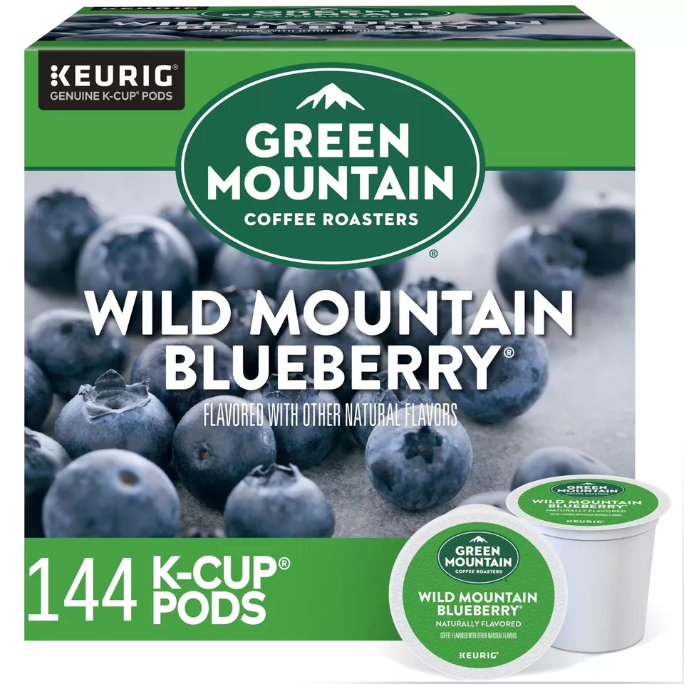Green Mountain Coffee Wild Mountain Blueberry, 144 K-Cup Pod