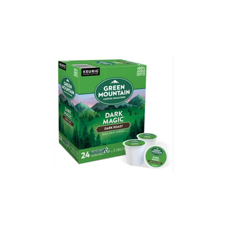 Green Mountain Dark Magic Coffee, Keurig® K-Cup® Pods, Dark Roast, 96/Carton
