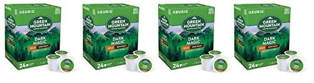 Green Mountain Dark Magic DECAF Extra Bold for Keurig Brewers 24 K-Cups (4 Pack)