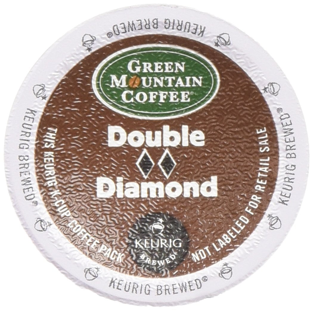 Green Mountain Double Black Diamond Extra Bold KCup Coffee, Totally 72