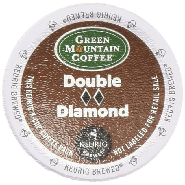 Green Mountain Double Black Diamond Extra Bold KCup Coffee, Totally 72