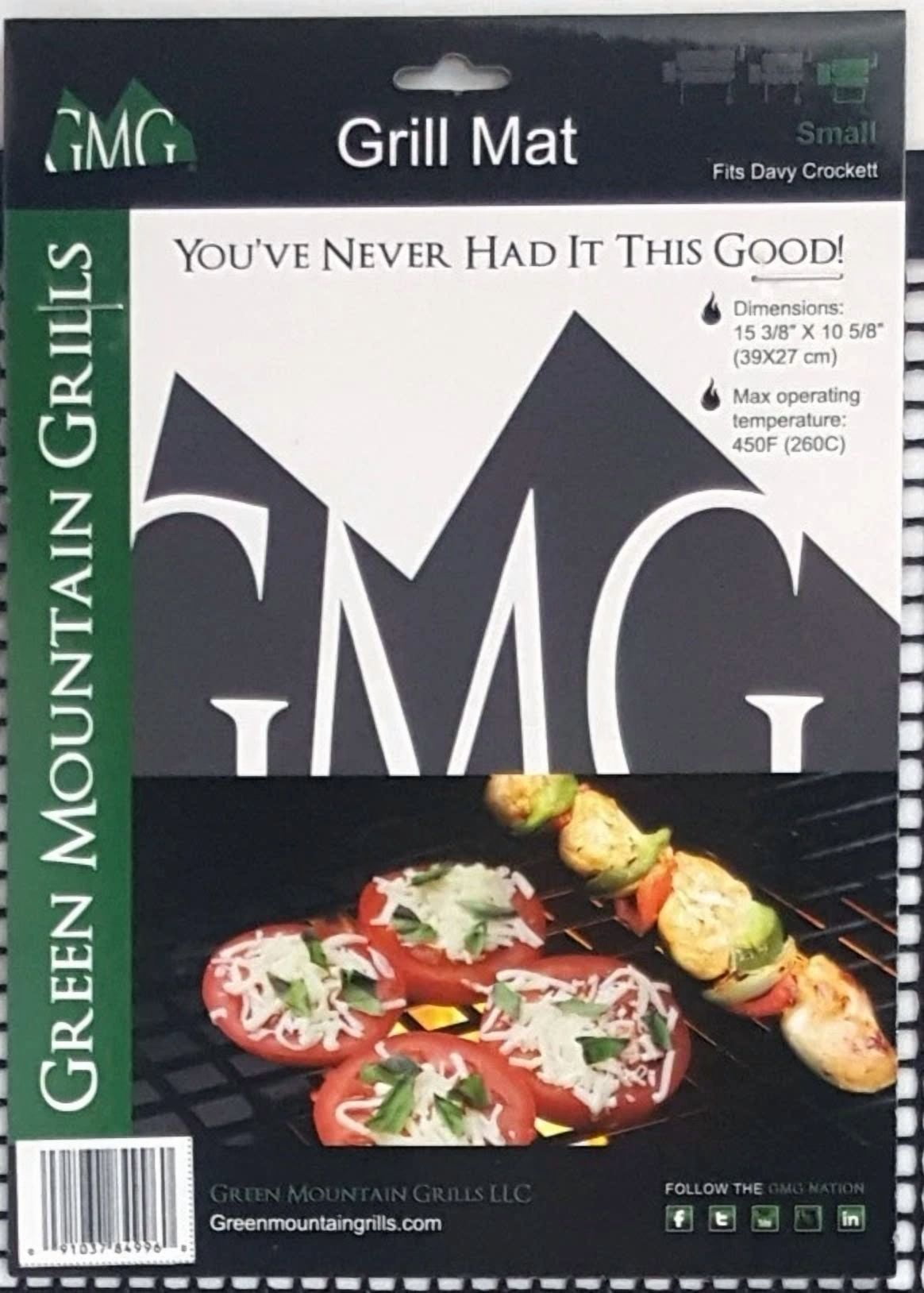 Green Mountain Grill Gmg Bbq Grilling Mat, Frogmat, Small, Non-Stick, Gmg-4019