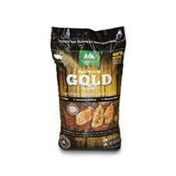Green Mountain Grills 48 x 40 x 66 in. 2176 lbs Premium Gold Blend Pellets, 76 x 28 lbs Bags per Pallet