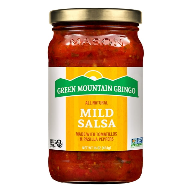 Green Mountain Gringo Salsa, Mild, 16 Oz.