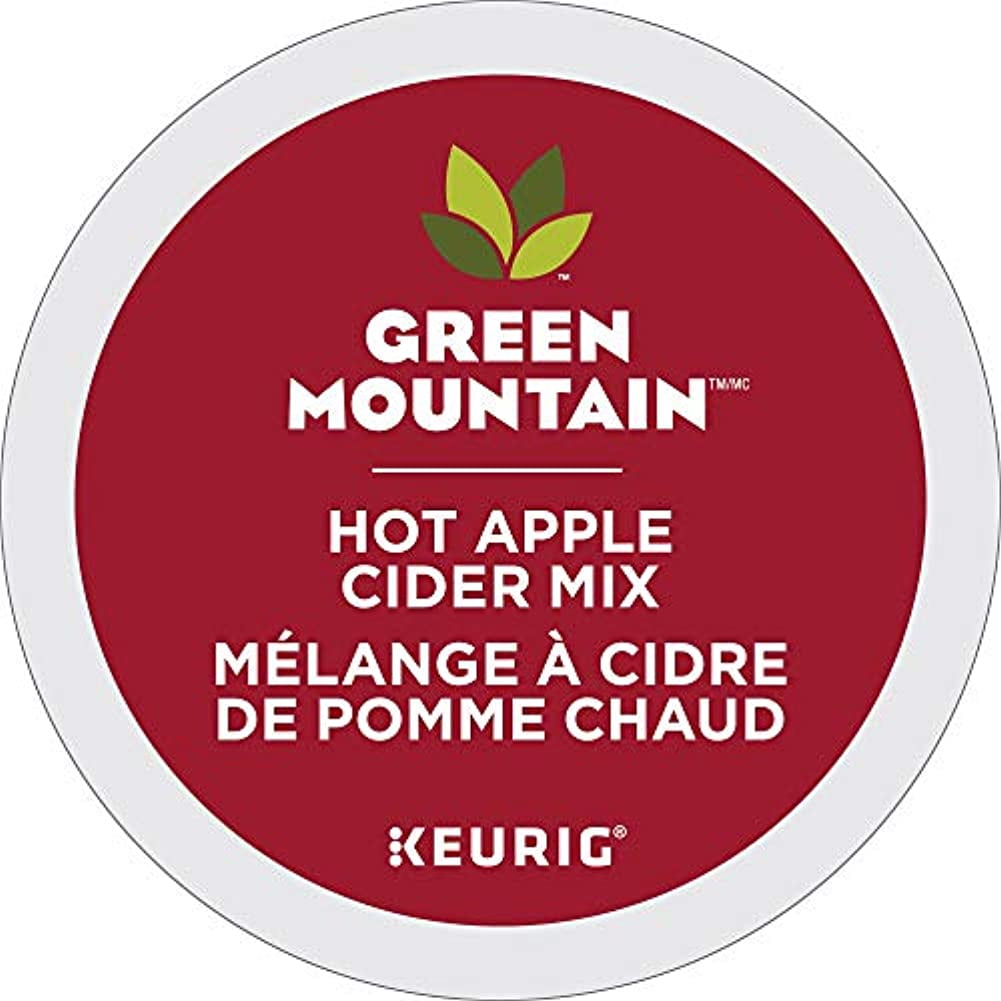 Green Mountain Hot Apple Cider single serve capsules for Keurig KCup