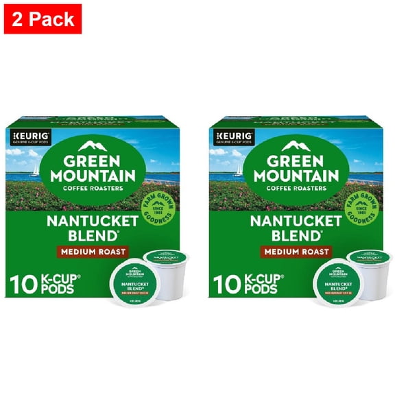 Green Mountain Nantucket Blend Keurig K-Cup Medium Roast Coffee Pods - 10ct