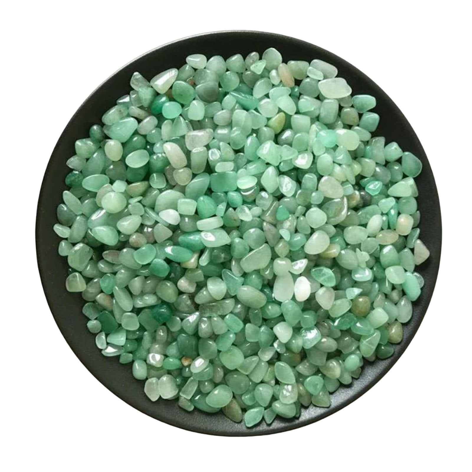 Green Natural Crystals Chips Stones,Gravel Stones for Ornamental Plants Aquarium Potted Plants Succulents Bonsai Terrarium Garden DIY