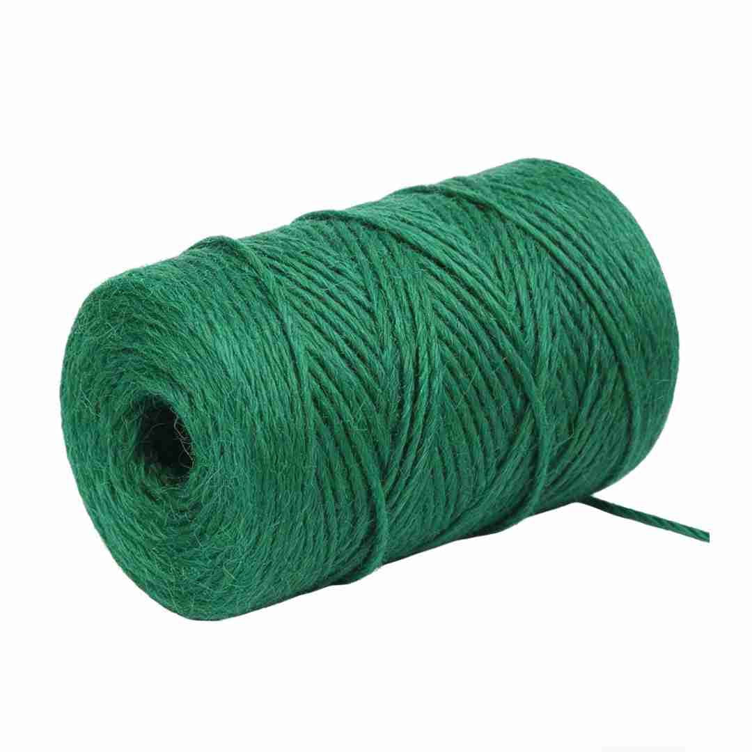 Green Natural Jute Twine, Green Garden Twine String for Gardening, Jute ...