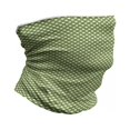 thumbnail image 1 of Green Neck Gaiter, White Simple Polka Dots, Unisex, Olive Green and White, by Ambesonne, 1 of 3