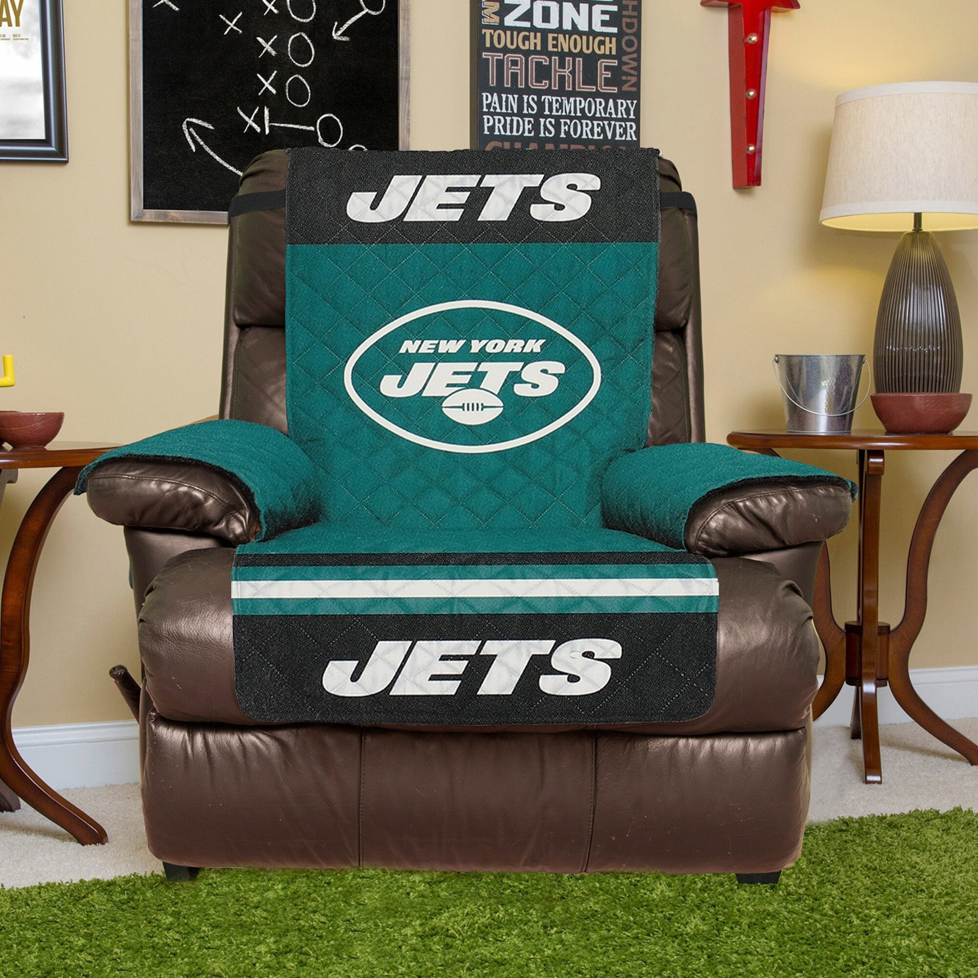 Green New York Jets Recliner Protector Walmart
