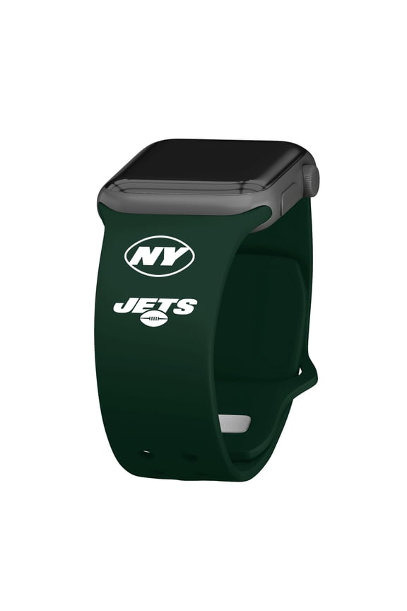 Green New York Jets Silicone Apple Watch Band