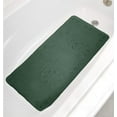 thumbnail image 1 of Green Non-Slip Foam Bathtub Shower Mat With Suction Cups - 36" x 17", 1 of 3