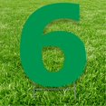 thumbnail image 1 of Green Number 6 20 inches tall, 1 of 2