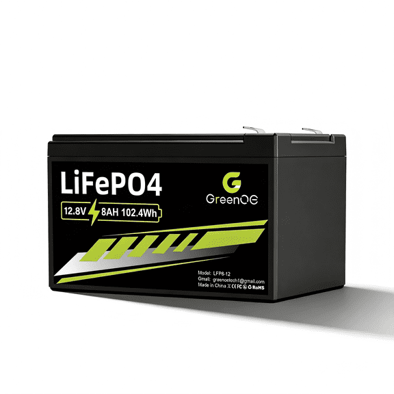 12V 8Ah Lithium Battery High Performance Long Cycle Life Replacement Battery