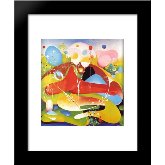 Green Oasis 20x24 Framed Art Print by Naumovski, Vangel