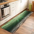thumbnail image 1 of Green Ocean Runner Rugs 2x6 ft Underwater World Clear Water Ripple Sunlight Washable Hallway Rugs Non-Slip Floor Mats Absorbent Carpet Bedside Runners for Bedroom Kitchen Bathroom Laundry Room, 1 of 9