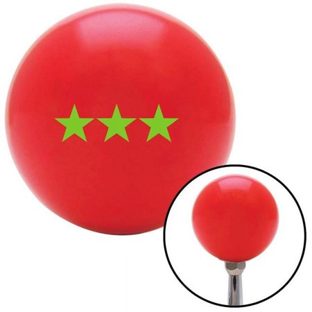 Green Officer 09 - Vice Admiral Red Shift Knob with M16 x 1.5 Insert Shifter Auto Brody