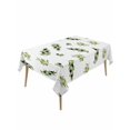 thumbnail image 1 of Green Olive Branches Table Cloth, Waterproof Tablecloth for Rectangle Tables, Spring Pastoral Leaves Botanical Reusable Washable Fabric Table Cover for Restaurant Kitchen Dining Tables 54"x108", 1 of 9