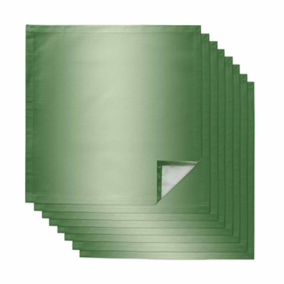 Green Ombre Cloth Napkins, Modern Gradient Abstract Art Washable and Reusable Dinner Napkins Set of 8, Table Napkin for Kitchen Party Birthday Wedding Hotel Housewarming 20"x20"