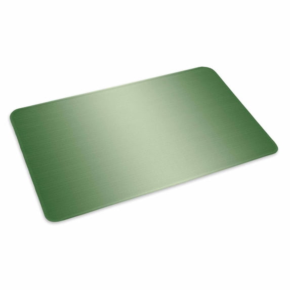 Green Ombre Doormat Outdoor Entrance 24"x36", Modern Gradient Abstract Art Absorb Moisture Dirt Door Mats, Non-Slip Rubber Backing Floor Mats Indoor, Low-Profile Front Door Rugs