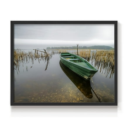 Green One by Mike Calascibetta - Restickable Framed Giclée Print
