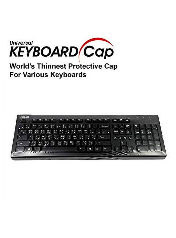Green Onions Supply Universal Keyboard Cap Cover for Desktop Keyboards [0.025mm Thick, 3-Packs]