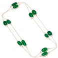 thumbnail image 1 of Green Onyx Gemstone Handmade Fashion Valentine Gift Necklace Jewelry 36" SR 2227, 1 of 2