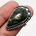 thumbnail image 1 of Green Opal Gemstone Handmade Fashion Antique Design Ring Jewelry 8.25" SA 7332, 1 of 2