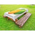 thumbnail image 1 of Green and Orange Outdoor Tablecloth, Fresh Limes with Half Orange Winter Season Fruits Citrus Theme, Decorative Washable Fabric Picnic Tablecloth, 58 X 104 Inches, Orange Apple Green, by Ambesonne, 1 of 2