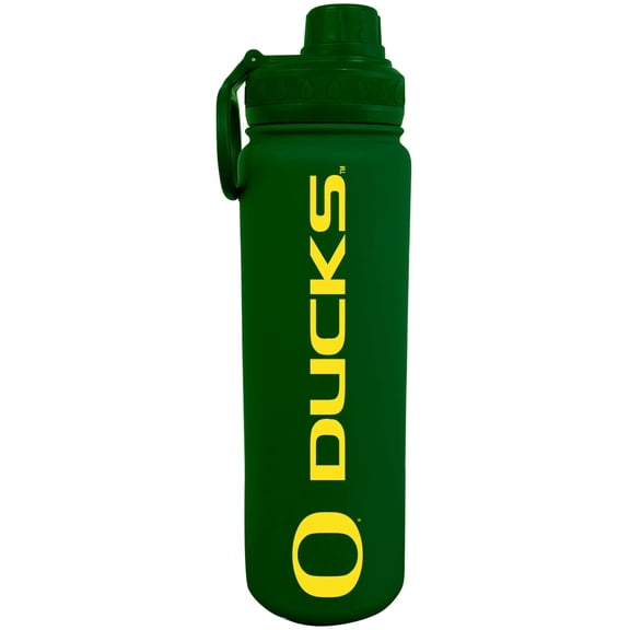 Green Oregon Ducks 24oz. Logo Stainless Sport Bottle
