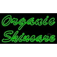 thumbnail image 1 of Green Organic Skincare LED Neon Sign 20 x 37 - inches, Black Square Cut Acrylic Backing, with Dimmer - Bright and Premium built indoor LED Neon Sign for Spa interior decor and storefront., 1 of 7