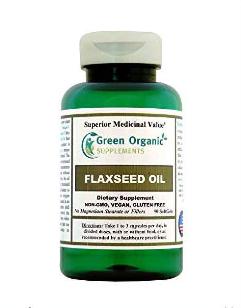 Green Organic Supplements' Flaxseed Oil