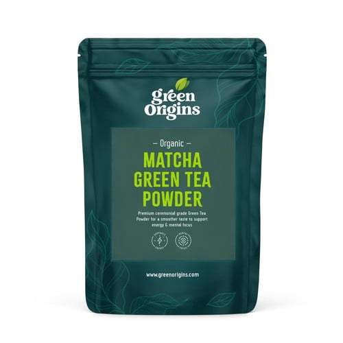 Green Origins Organic Japanese Ceremonial Matcha Green Tea Powder 30g, British Import (Pack of 2)