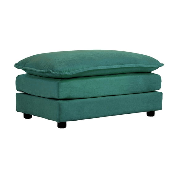 Green Ottoman for Modular Sectional Sofa, Single Sofa, Chenille Seat Couch for Living Room, Bedroom, Apartment