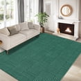 thumbnail image 1 of Green Outdoor Carpet 5x7ft - Waterproof & Easy to Clean, Waterproof Washable Porch Deck Outside Carpet, 1 of 14