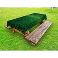 thumbnail image 1 of Green Outdoor Tablecloth, Abstract Vibrant Square Pixel Mosaic Design Geometric Technology Theme Digital Grid Print, Decorative Washable Fabric Picnic Table Cloth, 58 X 84 Inches,Green, by Ambesonne, 1 of 2