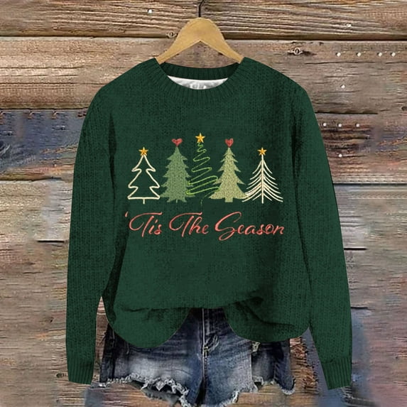 Green Oversized Sweatshirts for Women's Christmas Simple And Fashionable Hooded Sweatshirt Fall Trendy Outfits Christmas