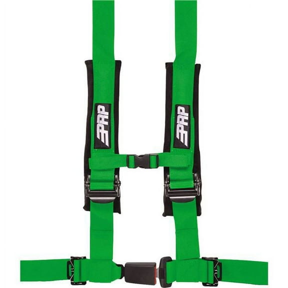 Green PRP Seats 4.2 Automotive Latch Seatbelt Harness