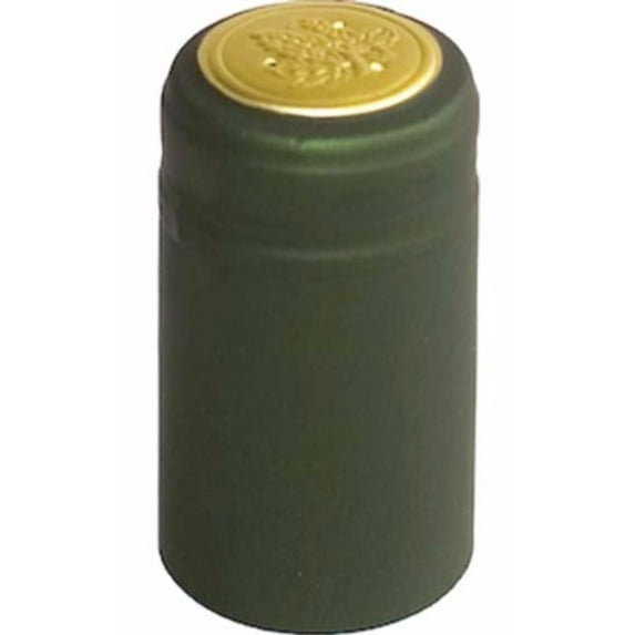 Green PVC Shrink Capsules-30 Per Bag
